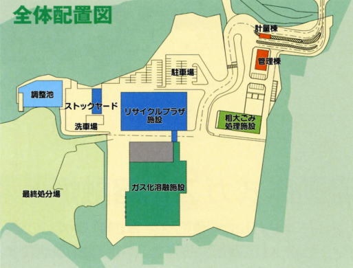 施設内の配置図　画像